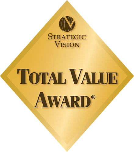 Strategic Vision Total Value Award&reg; medallion