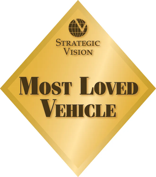 The Most Loved Vehicle medallion
